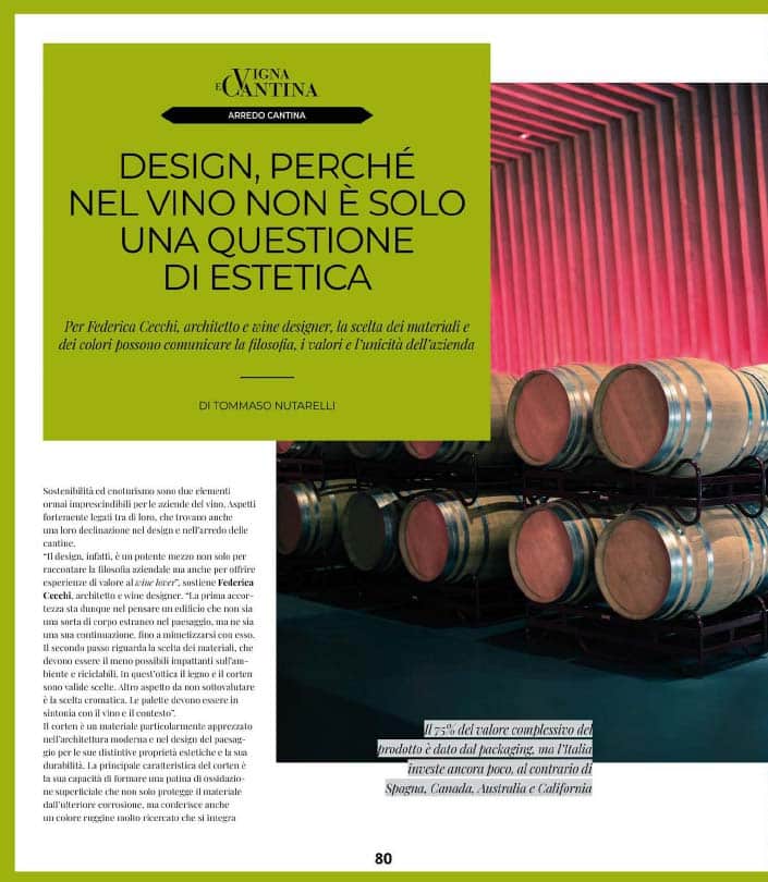 Design perche nel vino non e solo questione estetica i grandi vini About - Federica Cecchi - Wine Design, Marketing & Communication