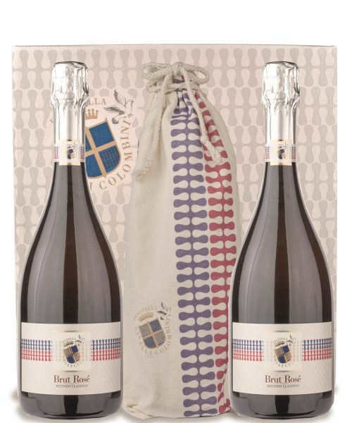 cofanetto spumante con bottigle